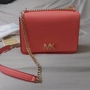 Michael kors Mott leather bag w chain strap